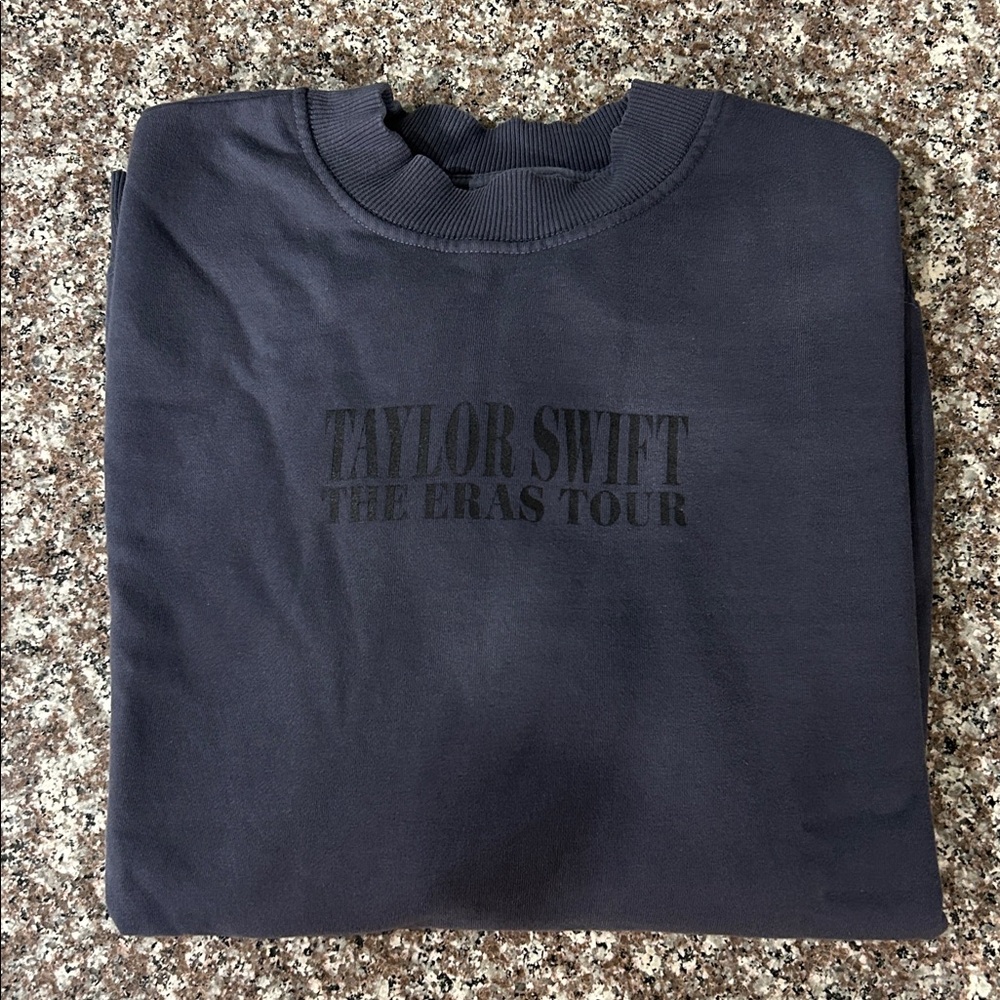 Taylor Swift | Eras Tour 2024 Official Merch Crew Neck Blue Sweatshirt | New